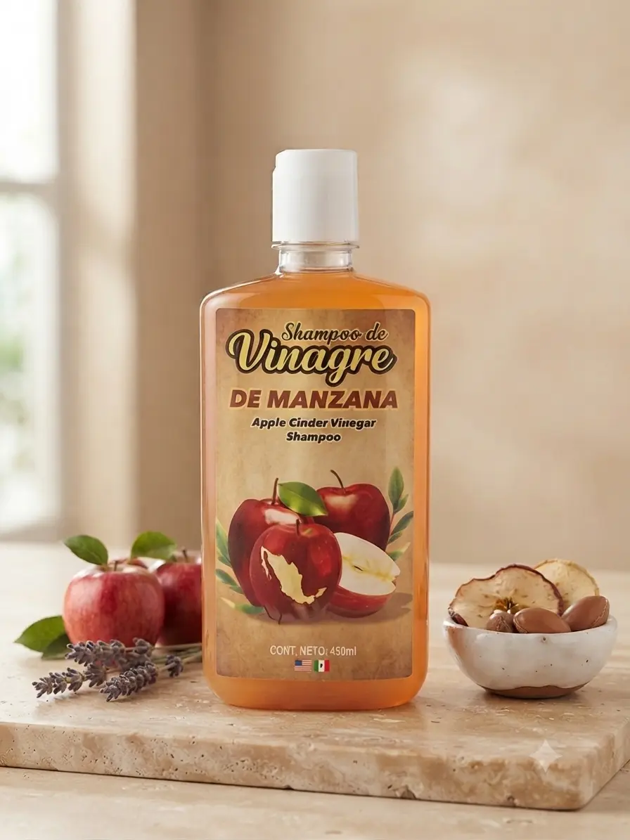 Shampoo de Vinagre de Manzana